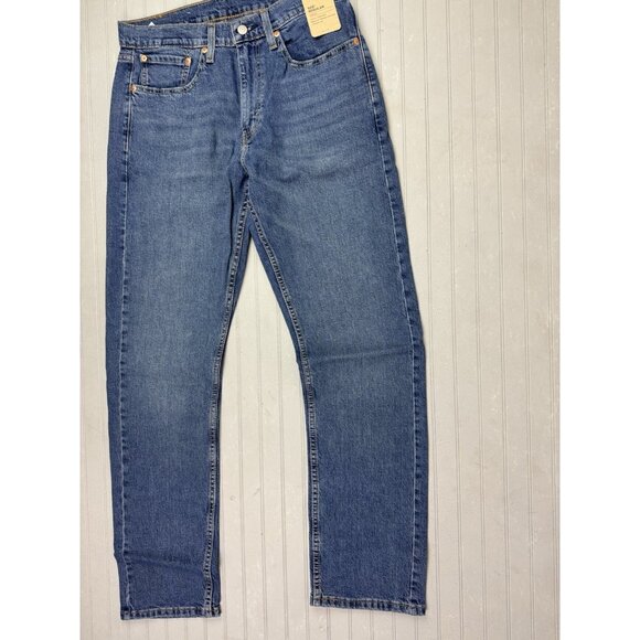 Levi 505 Regular Size 32X32 Mens Jeans Straight Leg Med Wash Red Tab - Picture 1 of 4
